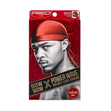 Red by Kiss B/W X Power Wave Durag HDUPPV03 - ANNS BEAUTY SUPPLY